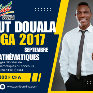Corrigée de sujet de mathématique septembre 2017 de l'IUT de Douala option OGA